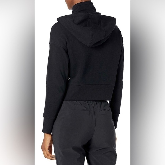 NWT Core 10 Women's Super Soft Fleece Cropped Length Zip-Up Hoodie Sweatshirt - Picture 5 of 8